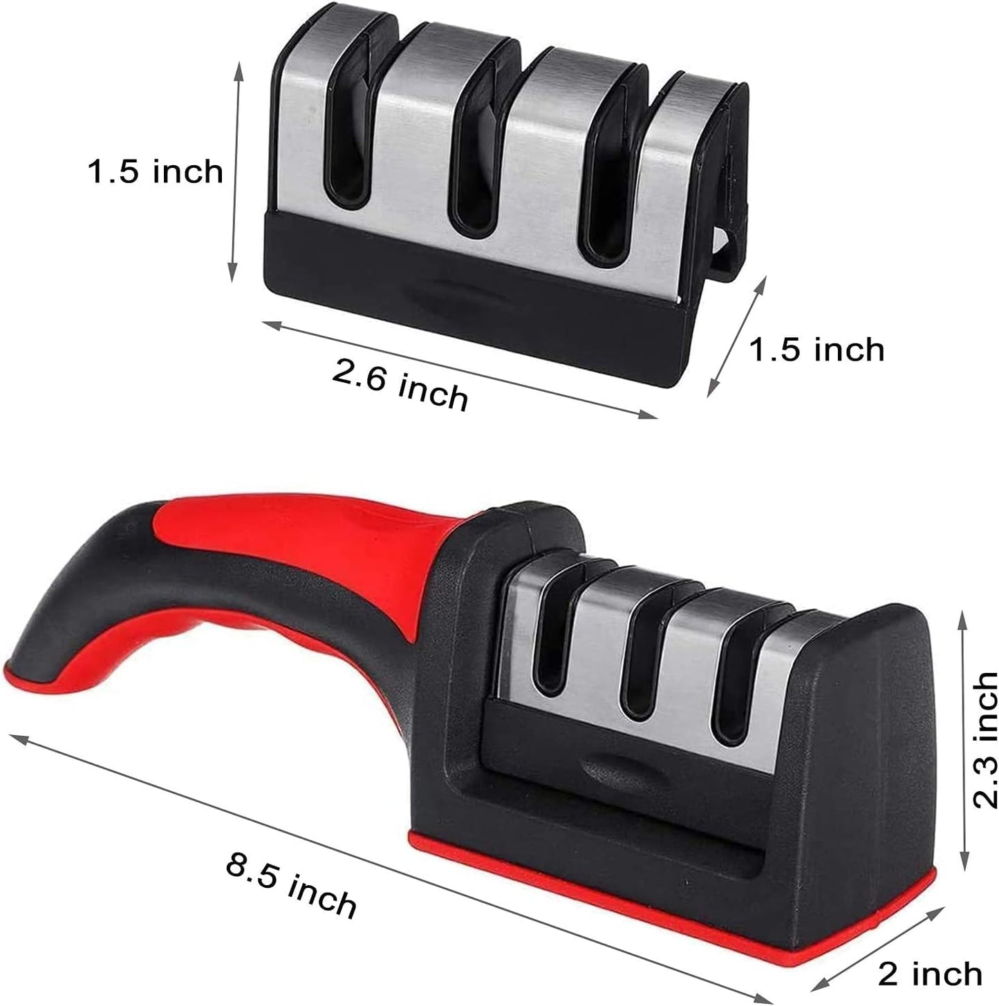 Professional Manual Knife Sharpener | Precision Tool for Sharpening & Polishing Straight Knives | For Home Kitchens & Chef's Choice