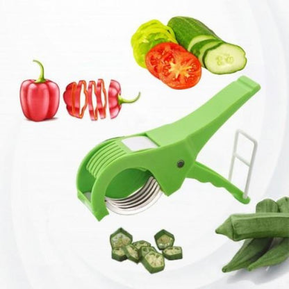 Vegetable & Fruit Cutter & Peeler | 5 Blade Sharp Stainless Steel Veg Cutter