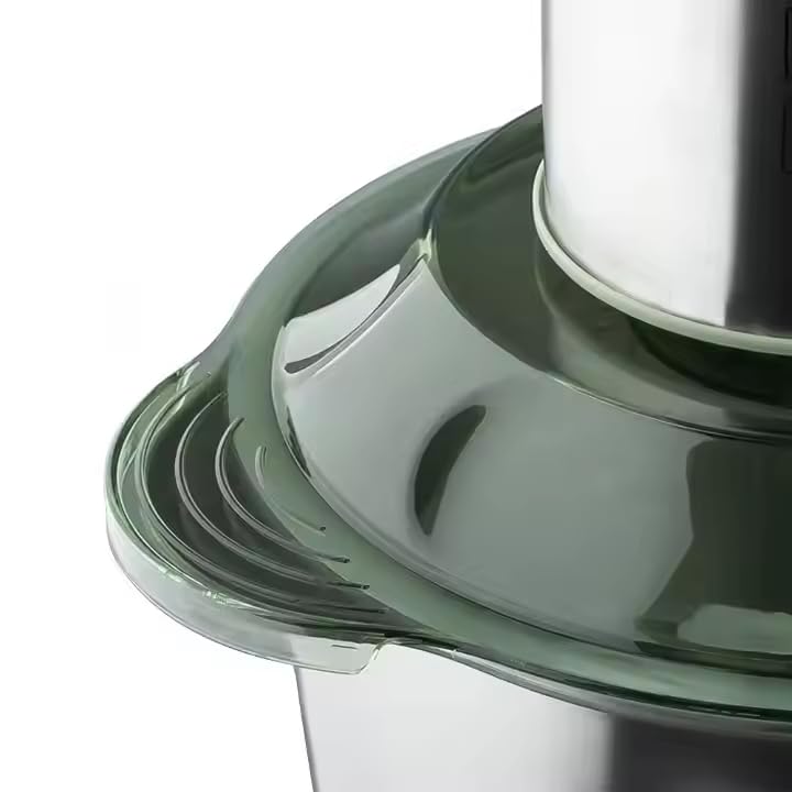 Vinskep 2L Electric Food Chopper & Meat Grinder - 220W Powerful Motor, 2 Speeds, Stainless Steel Bowl - For Mincing Meat, Chopping Vegetables, Onions, Nuts & More